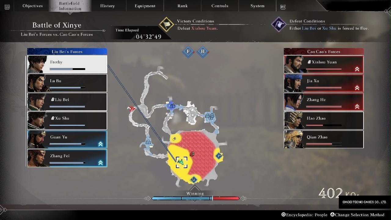 DW Origins Ultimate Battle of Xinye(Shu)