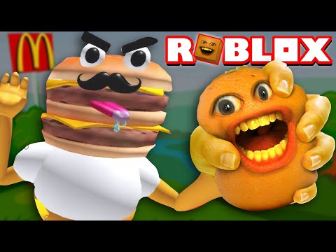 Mr. Burger is trying to EAT ME!!! | Fast Food Obby