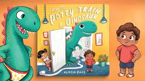 How To Potty Train A Dinosaur | Stories For Kids in English | Let's Begin