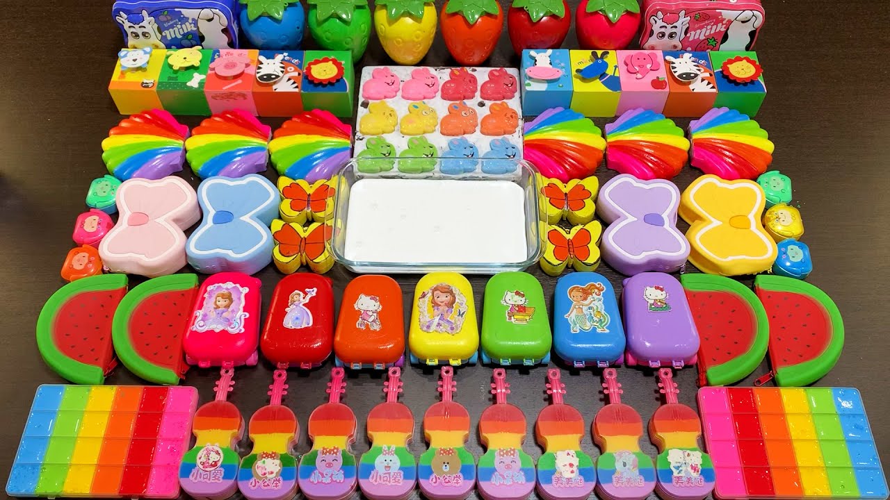 What Happens When You Mix CUTE THINGS into Slime? - YouTube