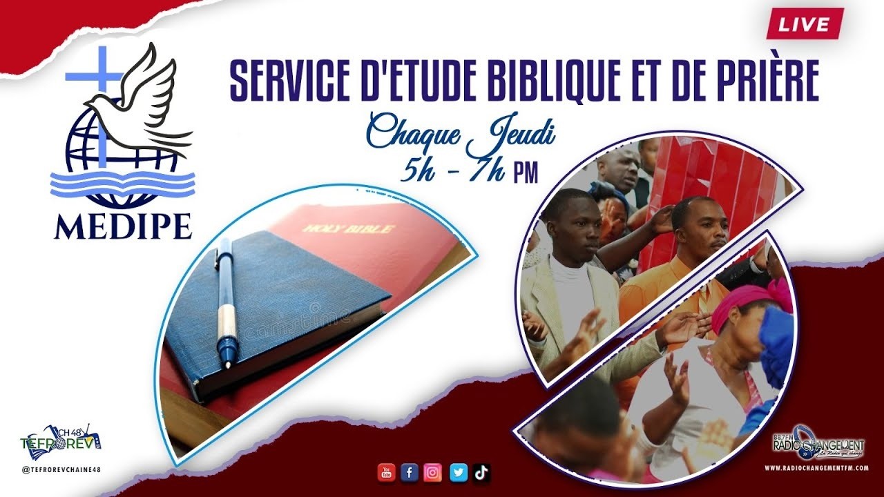 Service de Prière Spécial et d'Etude Biblique | Jeudi 5 Mars 2026