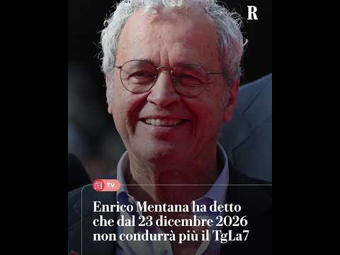 Video Mentana: Dopo il 23 dicembre non condurrò più il TgLa7