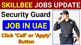 5207 - JOB IN UAE |Black Eagle Facilities Management Services |JOB ROLE :Security Guards👉Salary:1900