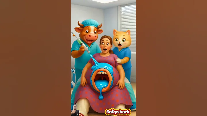 Evolution Animal : cow doctor and women pregnant in hospital🥰 Babyshark✅ #cute #cat #shorts