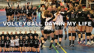 Volleyball day in my life: Cup Final of West Flanders!🏆🏐
