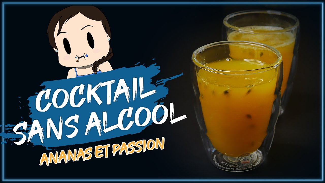 Comment faire un cocktail ananas et fruits de la passion sans alcool