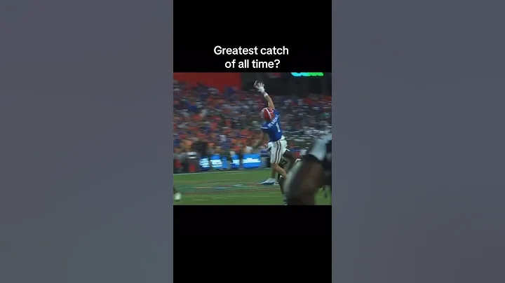 🏈🔥 Florida Gators' Ricky Pearsall makes insane 1 handed catch in game! Greatest catch of all time