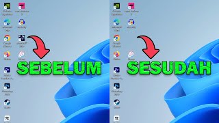Cara Menyembunyikan Shortcut Aplikasi / Game di Desktop Windows 11 & 10 screenshot 2