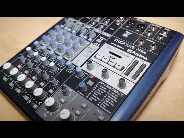 PreSonus Studiolive AR8C Analog Mixer - NAMM 2020 - YouTube