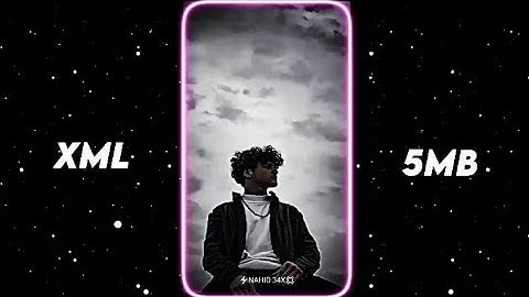 NEW TRENDING VIDEO 🖤🌸 XML FILE -ALIGHT MOTION PRESET @Nahid 34x