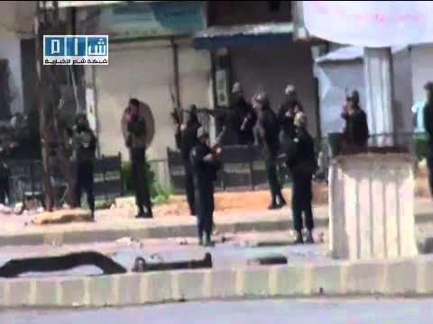 اشام - حمص - قوات الأمن تطلق بكثافة 22-4