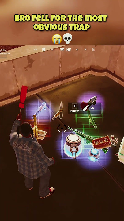 Bro didn’t think about the other trap😭🙏 #fortnite #fortniteclips