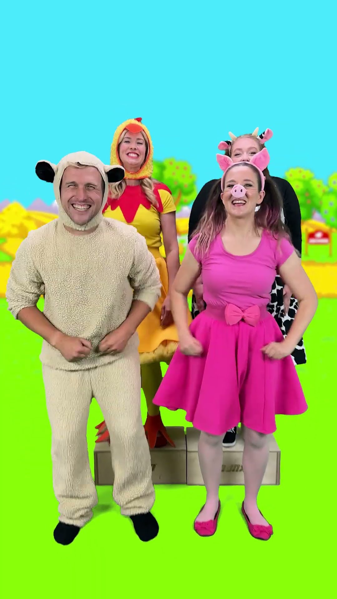 Head, shoulders, knees and toes! ? #shorts #nurseryrhymes