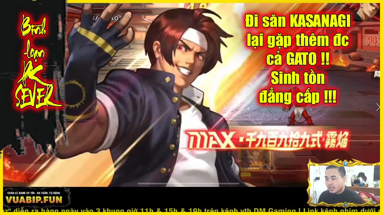 ღ KOF98UMOL ★ Bình loạn PK SEVER ★ Đi săn KUSANAGI lại gặp đc thêm GATO, sinh tồn dai dẳng thật sự 💥