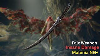 Elden Ring Falx Vs Malenia Ng Insane Bleed Damage