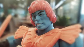 he-man vs faker master of the unuverse stop motion #shorts