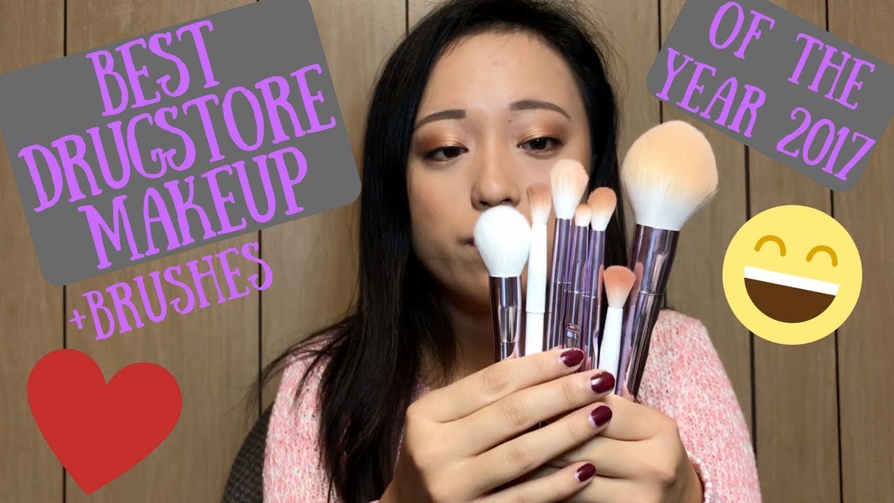 Best Drugstore Makeup+Brushes of the YEAR 2017 YouTube