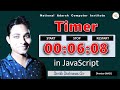 How to make timer in #JavaScript