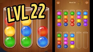 🏅 COLOR BALL SORT WOODEN PUZZLE 🧪 LEVEL 22 🧩 Gameplay Walkthrough screenshot 5