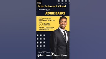 Learn Azure basics in 60 minutes. Apply and earn a certificate  #cloudacademy #azure