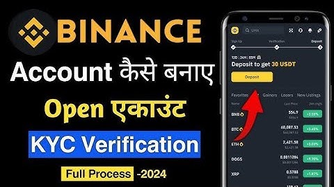 Binance Account Creation And Kyc | How To Create Binance Account | Binance Account Verification |