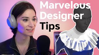 Marvelous Designer Tips: Creating a Ruffled Victorian Collar