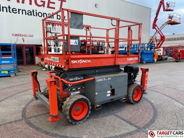 783711 SKYJACK SJ6832 RTE SCISSOR 4x4 SJ6832RTE HYBRID WORK LIFT