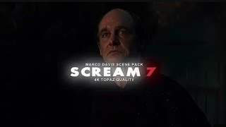 Marco Davis Scenepack || Scream 7 || #fypシ  #foryou #Scream7 #edit #4k #famous #viral 