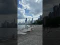 North Avenue Beach Pier | Chicago Beaches &amp; Skyline #Shorts