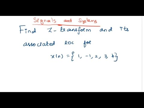 Find Z transform and its associated ROC for x(n)=1,-1,2,3,4 #signalsandsystems
