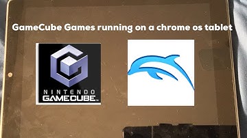 Gamecube Games running on a chrome os tablet (Asus Chromebook Tablet CT 100)
