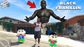 GTA 5 : Franklin Meets Black Franklin With Shinchan in GTA 5 ! (GTA 5 mods)