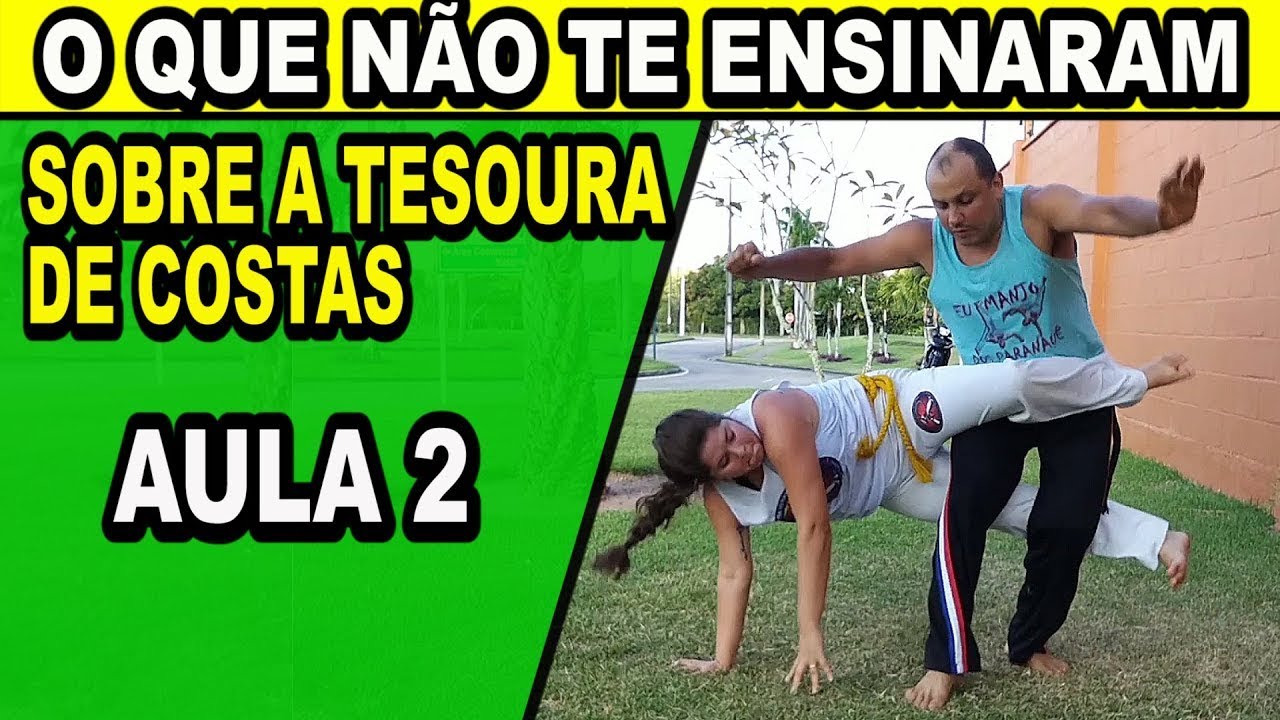 Aula  2 - O segredo que não te ensinaram sobre a Tesoura de costas (Mestre Koioty Capoeira HZ)