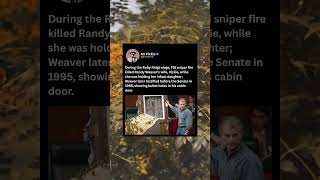 During the Ruby Ridge siege, FBI sniper fire killed Randy Weaver’s wife, Vickie, while she was