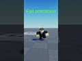 Fall animation|| #animation #blender #roblox #robloxanimation #fyp