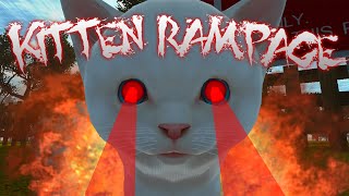LASER CATS!!!!! Kitten Rampage Let's Play screenshot 2