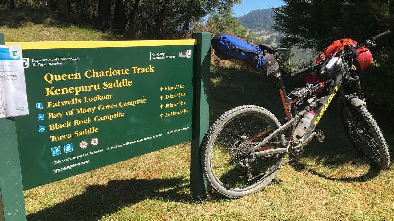 Queen Charlotte track bikepacking YouTube