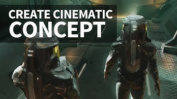 Create cinematic concept with blender