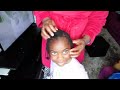 Simple and easy protective hairstyle for kids