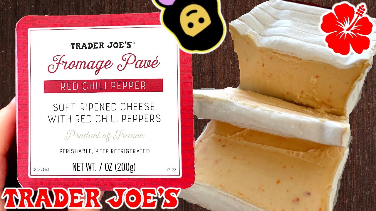 🇫🇷 Fromage Pavé Red Chili Pepper Trader Joe’s Product Review YouTube
