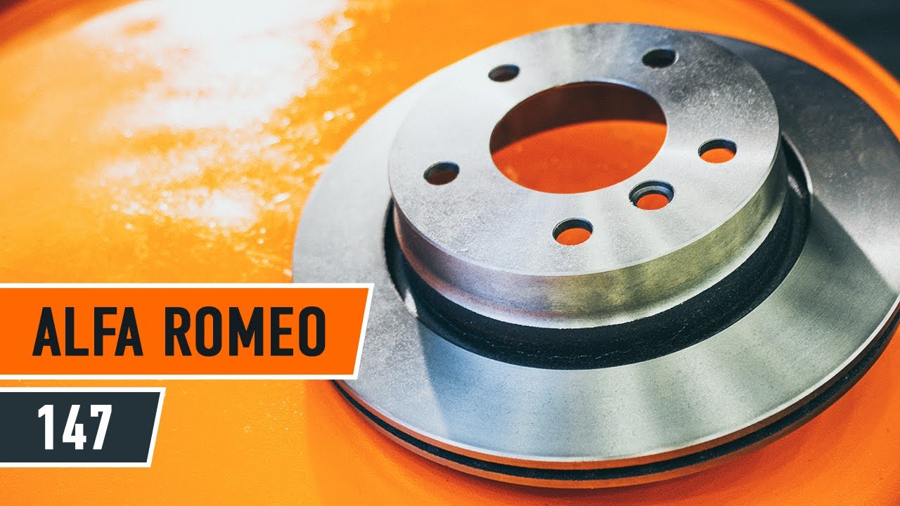 Cómo cambiar los discos de freno y pastillas de freno en ALFA ROMEO 147 (937) [TUTORIAL DE AUTODOC]