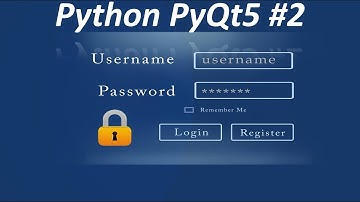 How to create GUI in Python || PyQt5 : #2