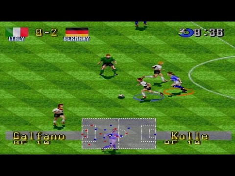 International Superstar Soccer Deluxe Gameplay Playstation Psx Ps1 Youtube