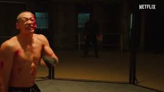 ||bloodhound season 2|| full video CAGE fight 💪♟️ #fighting beak jeong 💀😱 #fighting #shots #feed