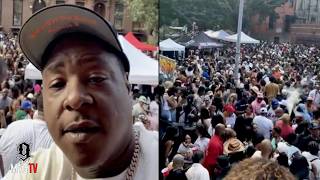 "No Security" Jadakiss Is Outside In Brooklyn After Knicks Game 2 Victory Over Spurs! 🔊