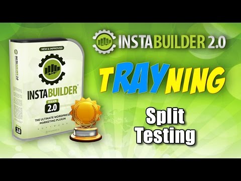 InstaBuilder Training - How To Do Split Testing In Instabuilder 2 0