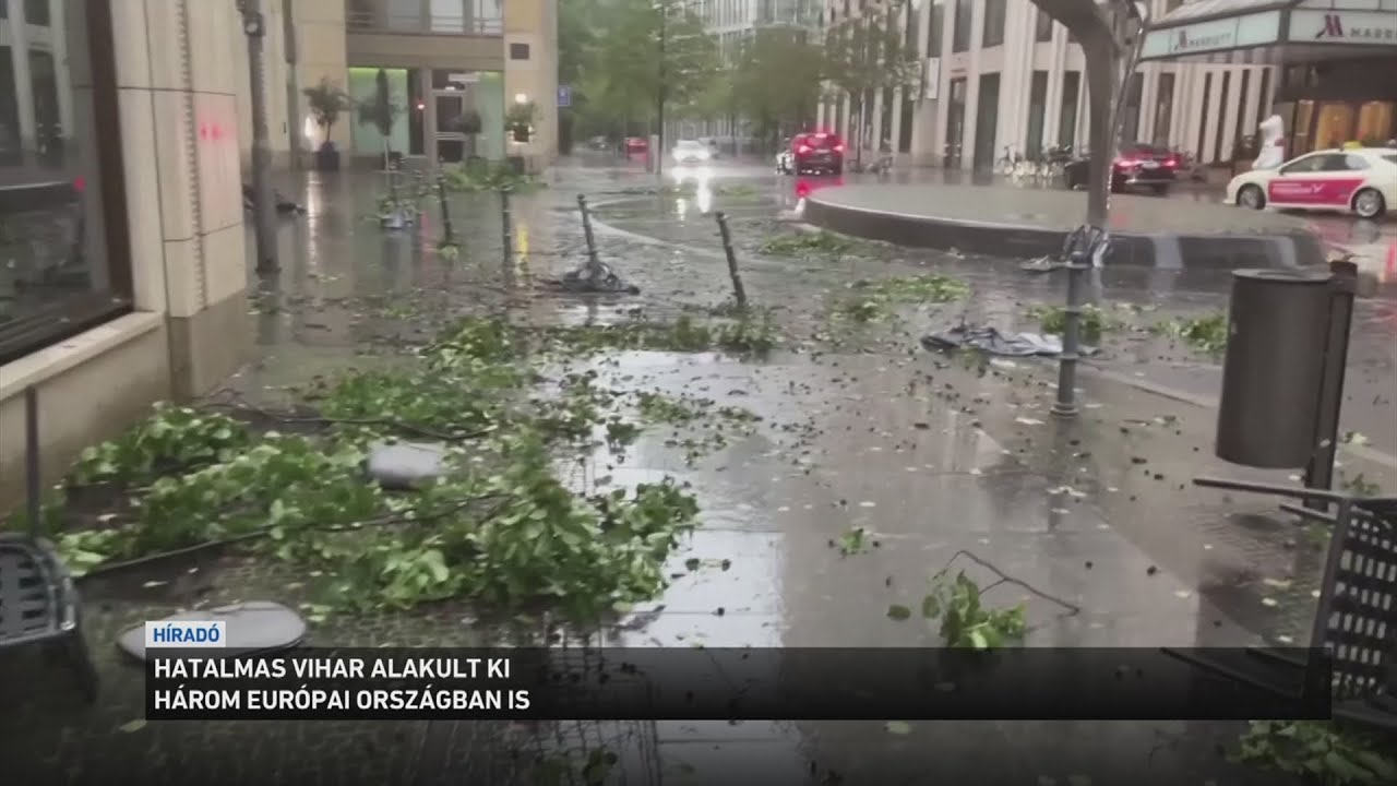Hatalmas vihar alakult ki három európai országban is