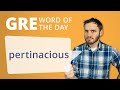 GRE Vocab Word of the Day: Pertinacious | Manhattan Prep
