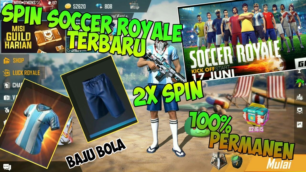 Spin Soccer Royale Baju  Bola  Terbaru  Auto Dapat FREE 