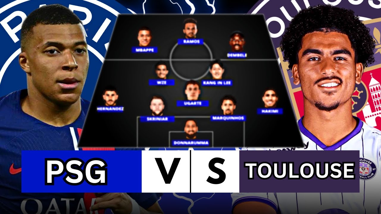 How will PSG Lineup vs Toulouse FC Tommorow !! 🔴🔵 YouTube